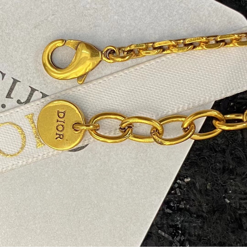 DIOR Gold charm Necklace - Picture 4 of 5